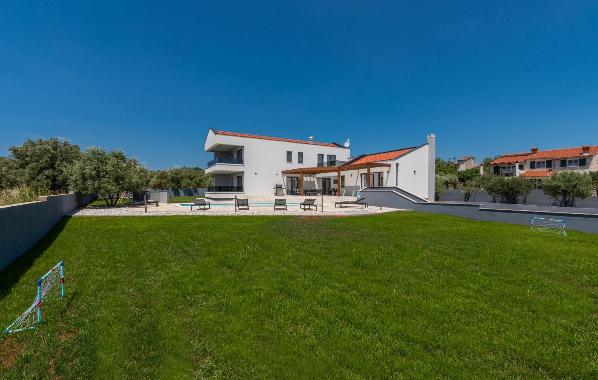 Villa Posidonia Near Pula With Sea View And Surrounded By Olive Trees Krnica Εξωτερικό φωτογραφία