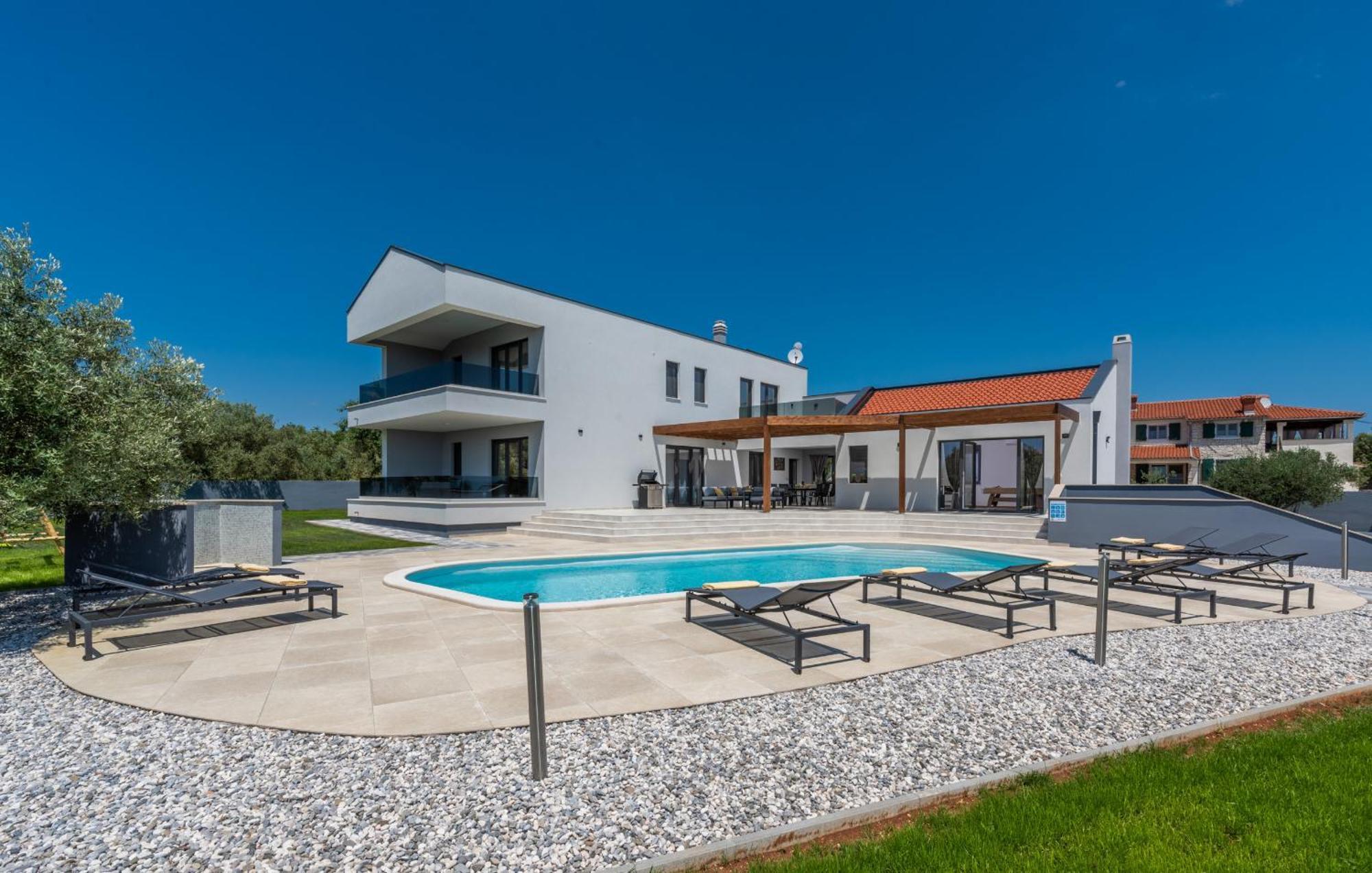 Villa Posidonia Near Pula With Sea View And Surrounded By Olive Trees Krnica Εξωτερικό φωτογραφία