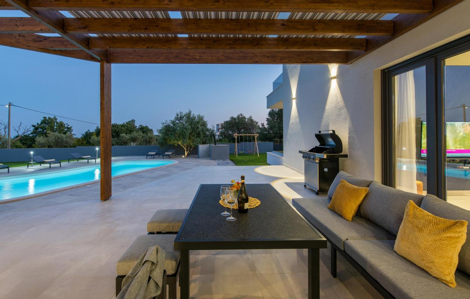 Villa Posidonia Near Pula With Sea View And Surrounded By Olive Trees Krnica Εξωτερικό φωτογραφία
