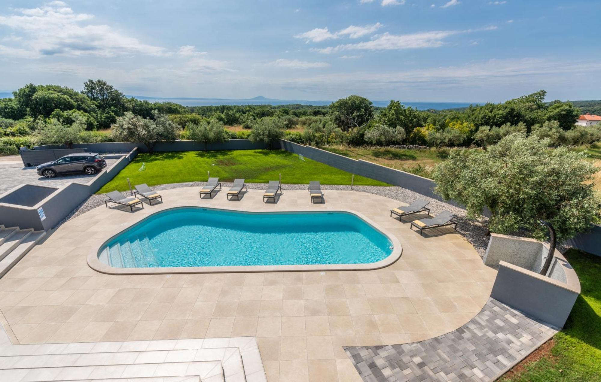 Villa Posidonia Near Pula With Sea View And Surrounded By Olive Trees Krnica Εξωτερικό φωτογραφία